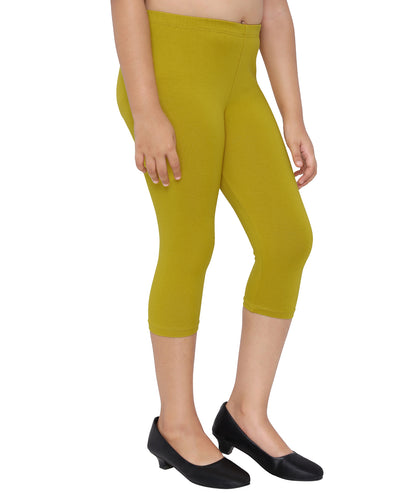 Robinbosky Premium Girls Capri Cotton Leggings
