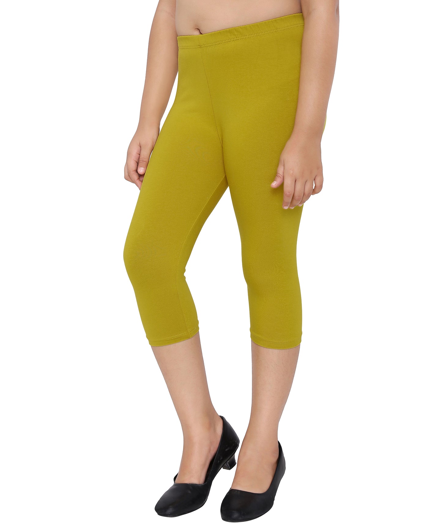 Robinbosky Premium Girls Capri Cotton Leggings
