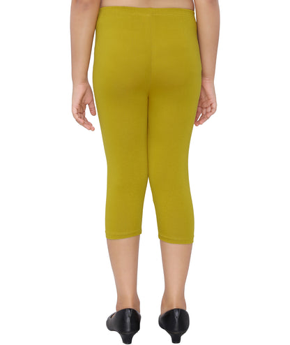Robinbosky Premium Girls Capri Cotton Leggings