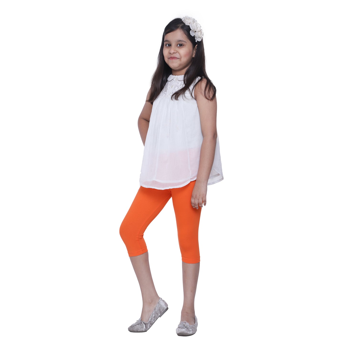 Robinbosky Premium Girls Capri Cotton Leggings