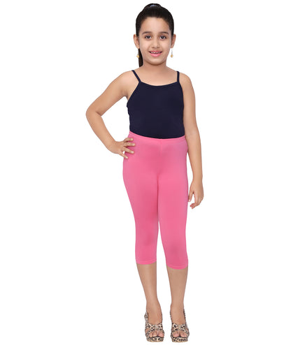 Robinbosky Premium Girls Capri Cotton Leggings