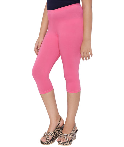 Robinbosky Premium Girls Capri Cotton Leggings