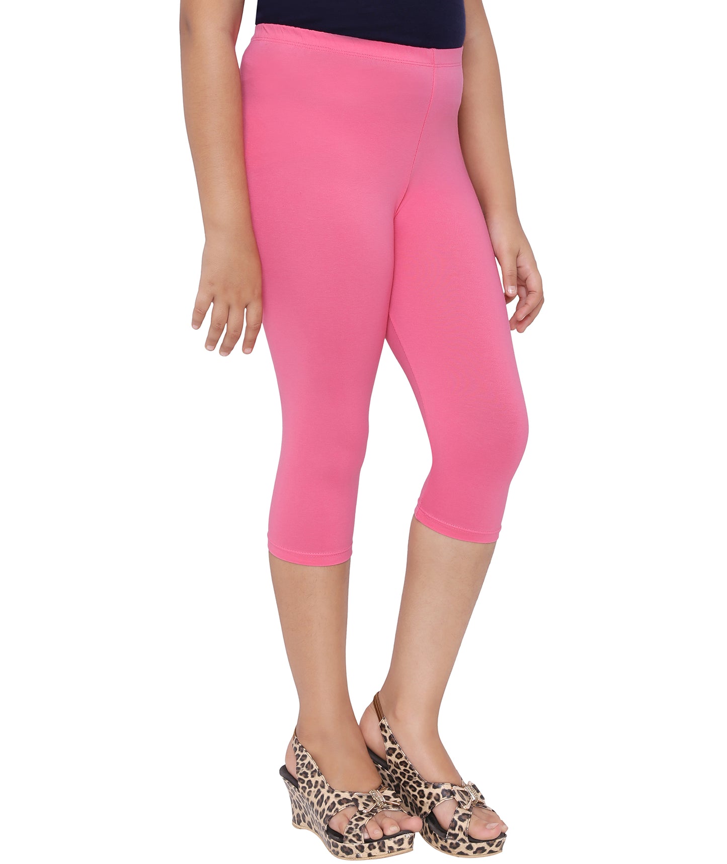 Robinbosky Premium Girls Capri Cotton Leggings