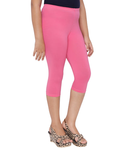Robinbosky Premium Girls Capri Cotton Leggings