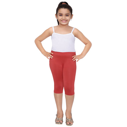 Robinbosky Premium Girls Capri Cotton Leggings