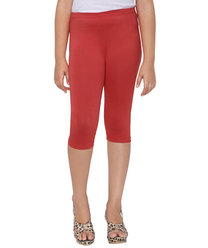 Robinbosky Premium Girls Capri Cotton Leggings