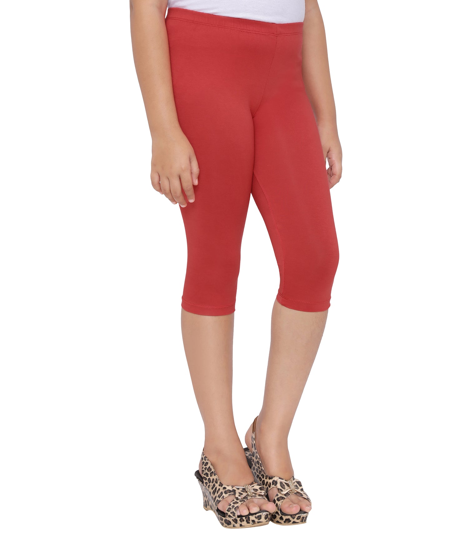 Robinbosky Premium Girls Capri Cotton Leggings
