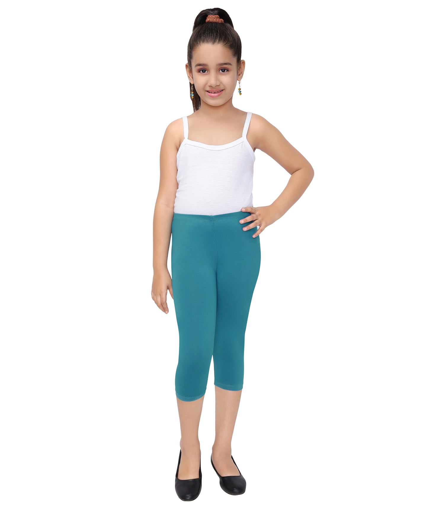 Robinbosky Premium Girls Capri Cotton Leggings