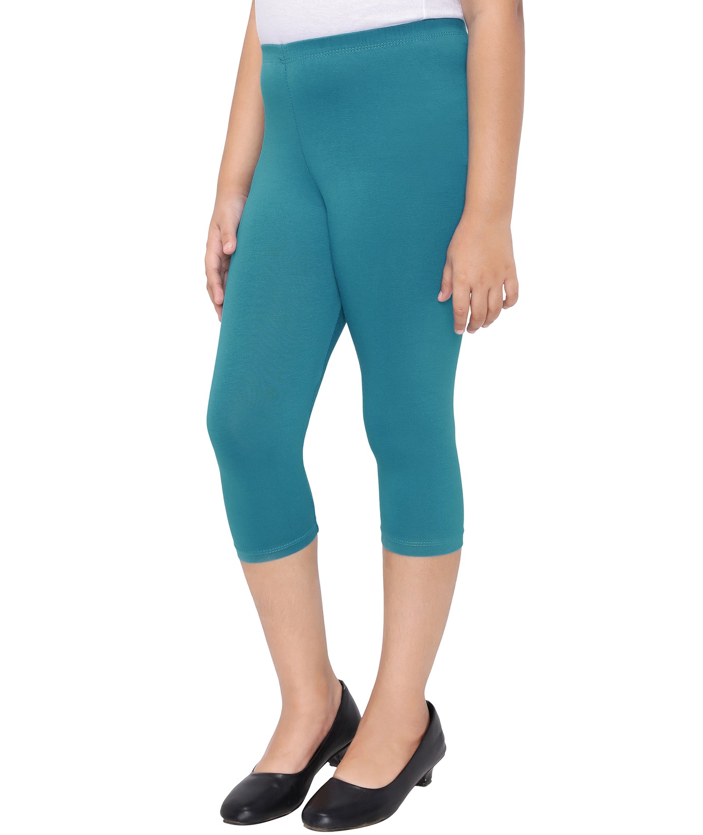 Robinbosky Premium Girls Capri Cotton Leggings