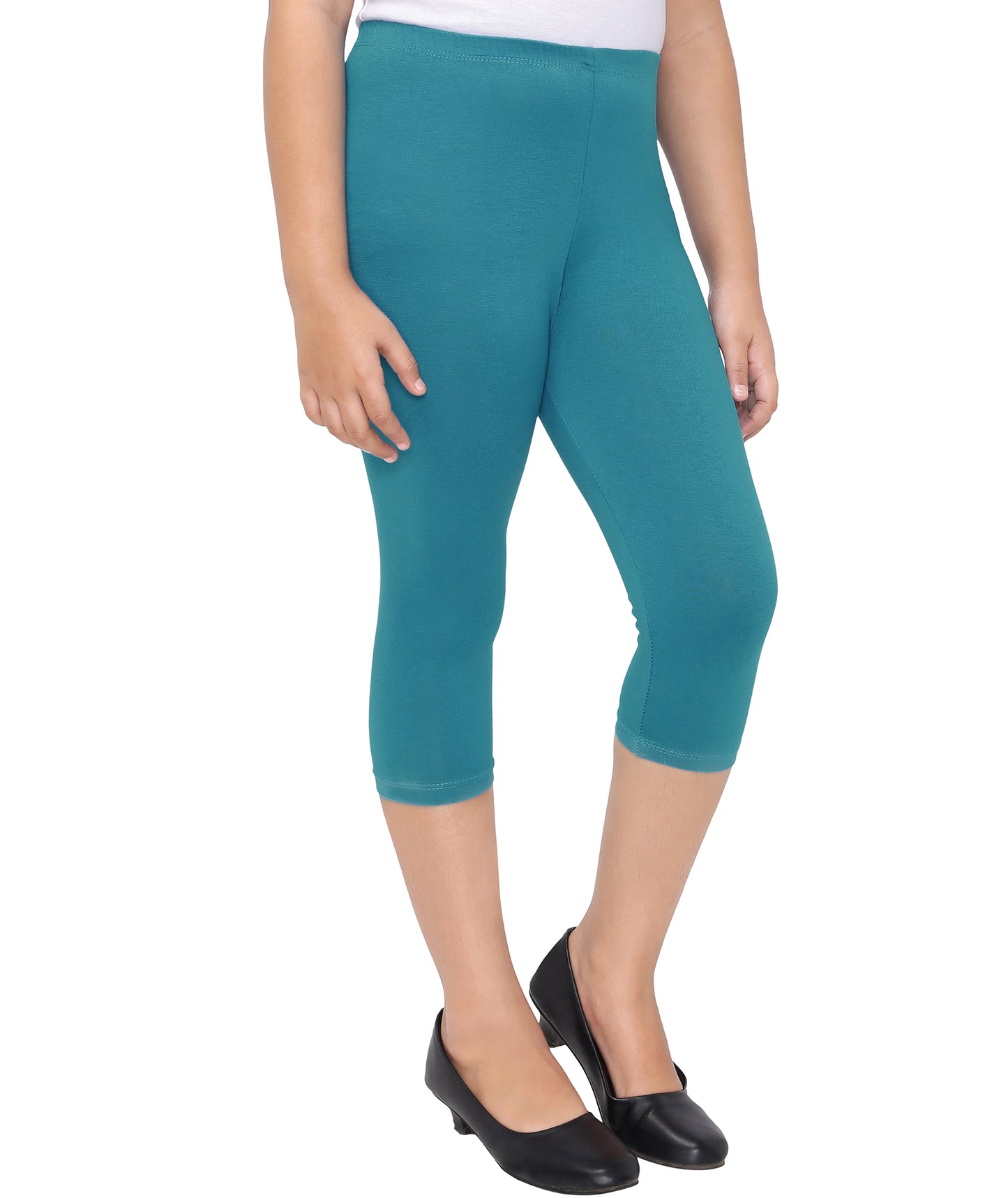 Robinbosky Premium Girls Capri Cotton Leggings