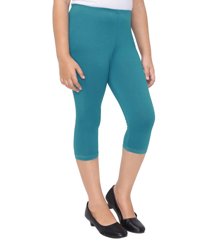 Robinbosky Premium Girls Capri Cotton Leggings