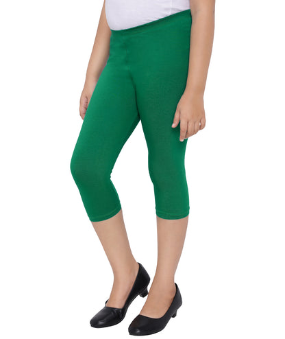 Robinbosky Premium Girls Capri Cotton Leggings
