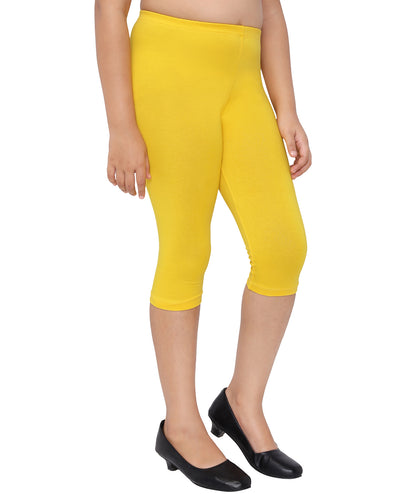 Robinbosky Premium Girls Capri Cotton Leggings