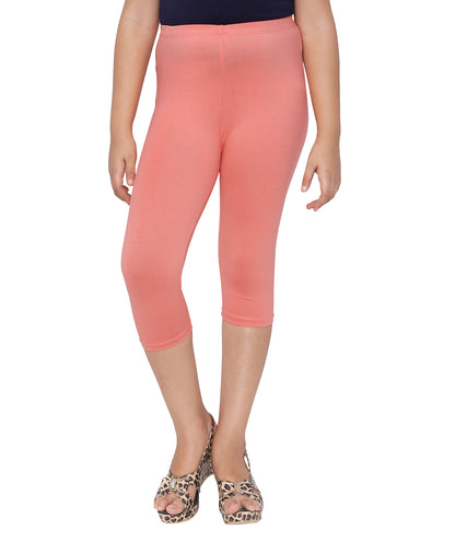 Robinbosky Premium Girls Capri Cotton Leggings
