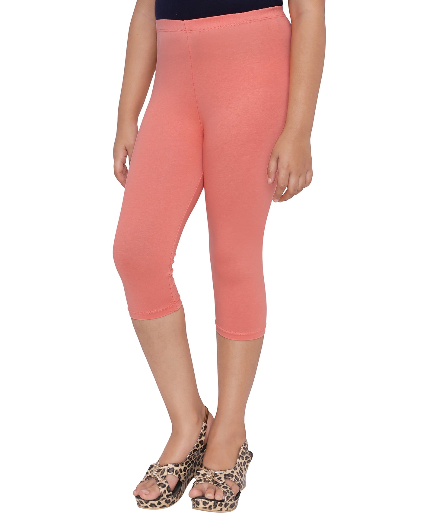 Robinbosky Premium Girls Capri Cotton Leggings