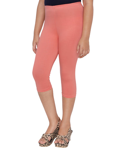 Robinbosky Premium Girls Capri Cotton Leggings