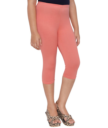 Robinbosky Premium Girls Capri Cotton Leggings