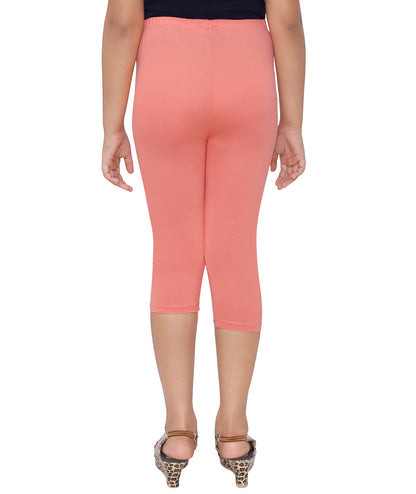 Robinbosky Premium Girls Capri Cotton Leggings