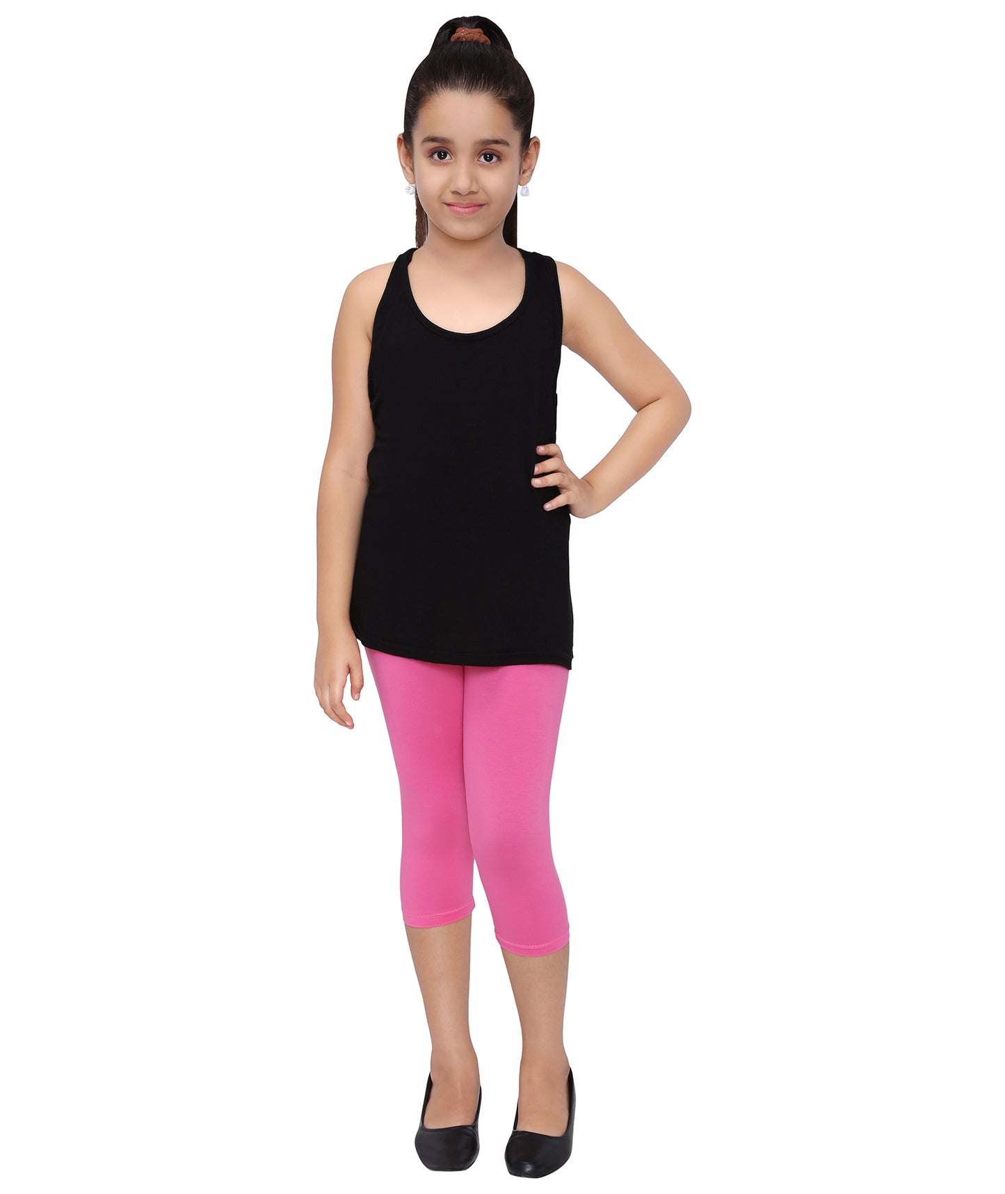 Robinbosky Premium Girls Capri Cotton Leggings