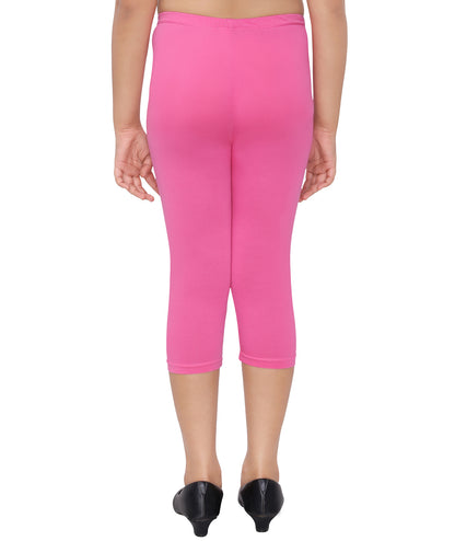 Robinbosky Premium Girls Capri Cotton Leggings