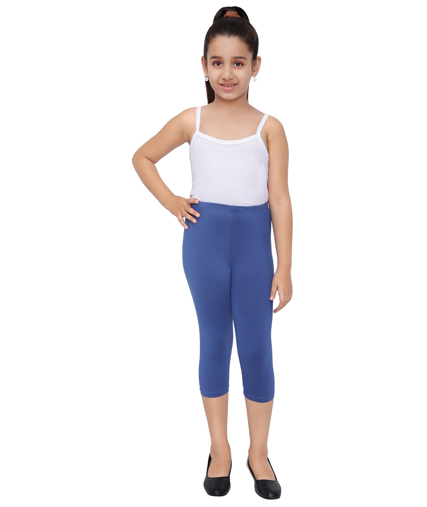 Robinbosky Premium Girls Capri Cotton Leggings