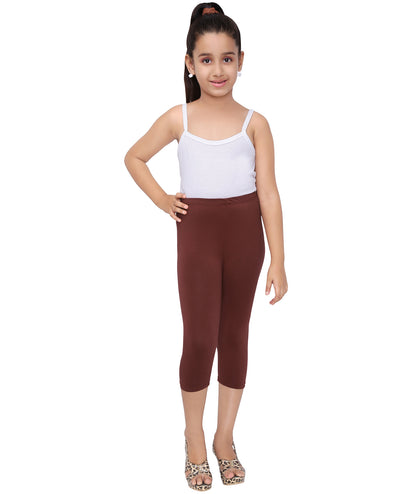 Robinbosky Premium Girls Capri Cotton Leggings