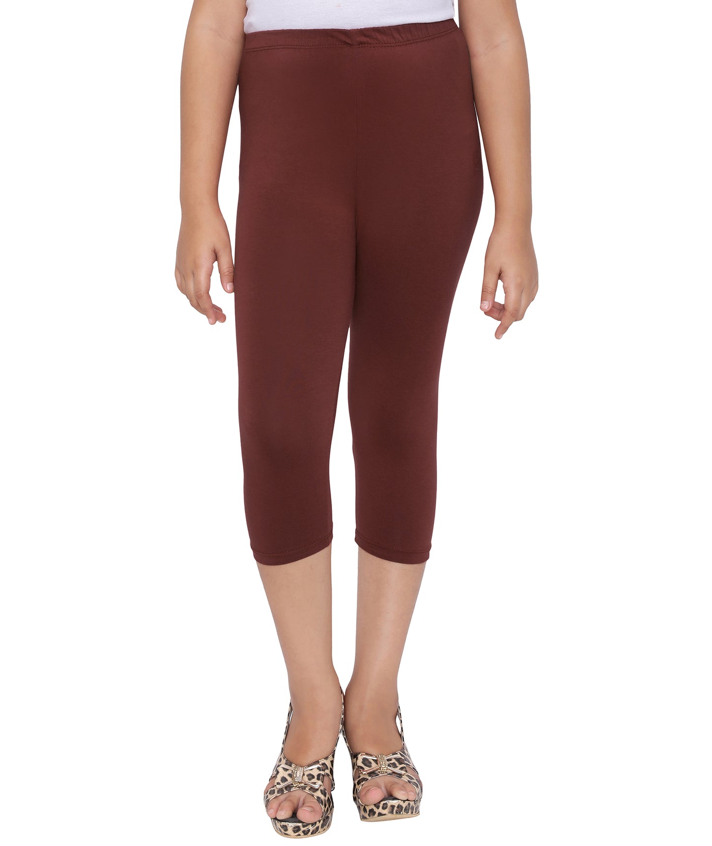 Robinbosky Premium Girls Capri Cotton Leggings