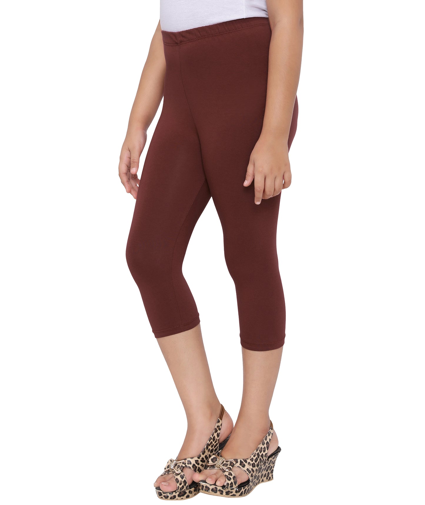 Robinbosky Premium Girls Capri Cotton Leggings