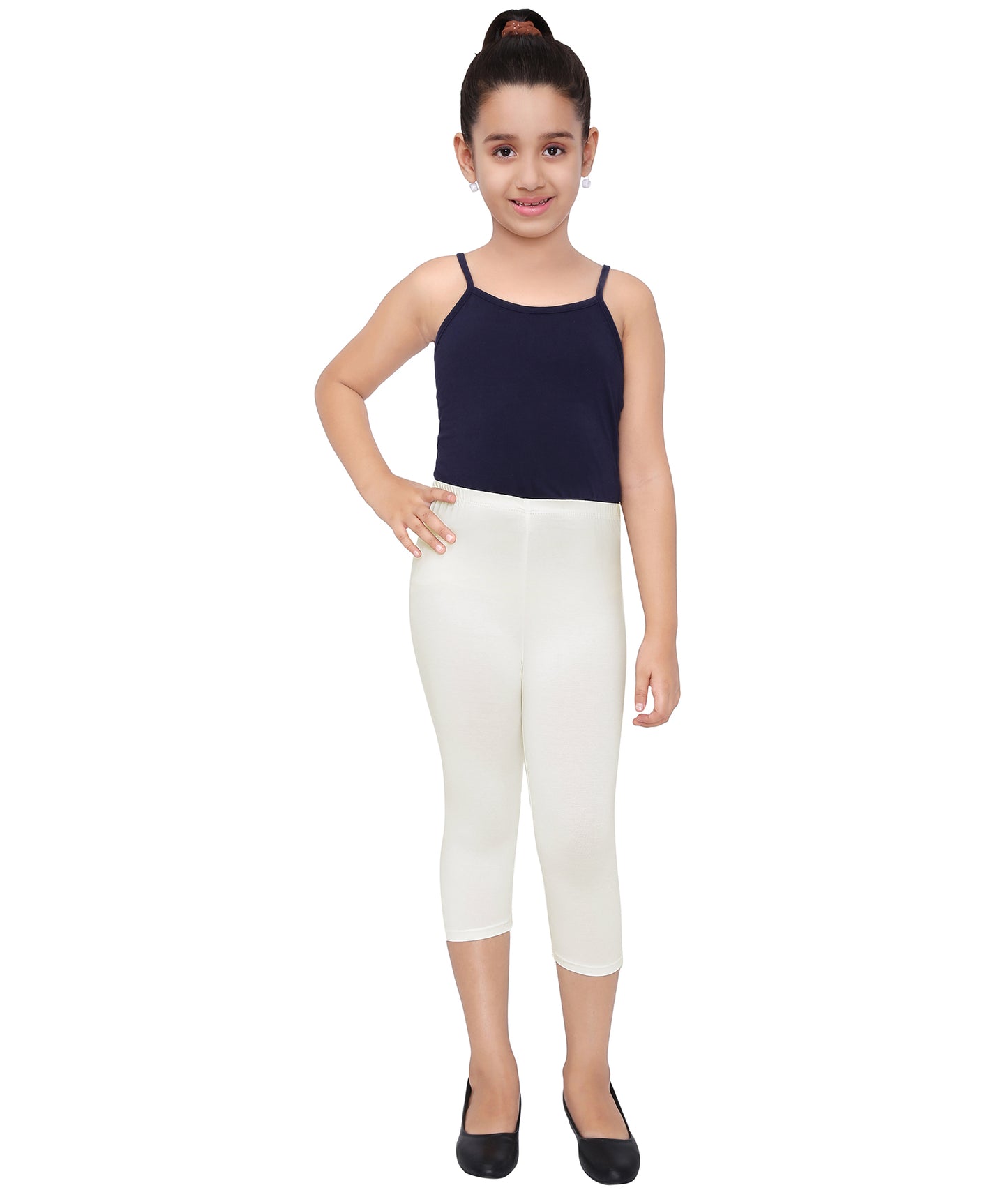 Robinbosky Premium Girls Capri Cotton Leggings