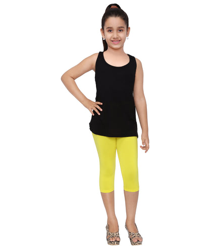 Robinbosky Premium Girls Capri Cotton Leggings