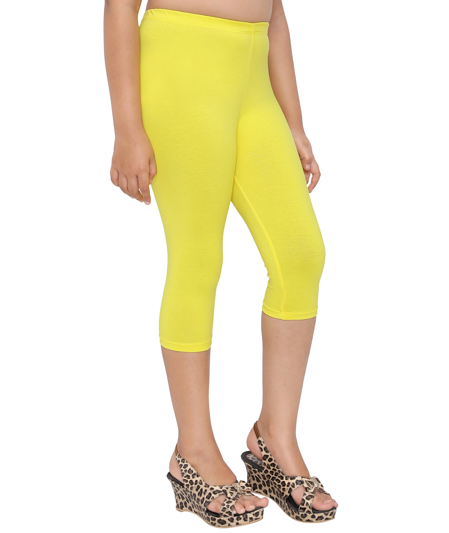 Robinbosky Premium Girls Capri Cotton Leggings