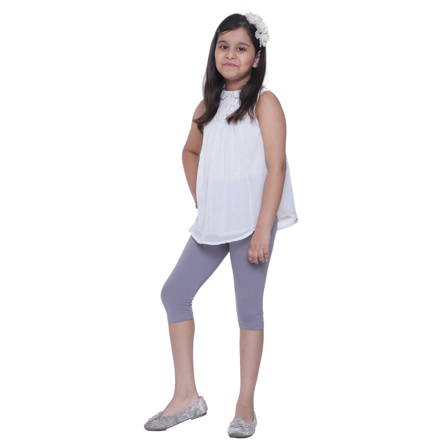 Robinbosky Premium Girls Capri Cotton Leggings