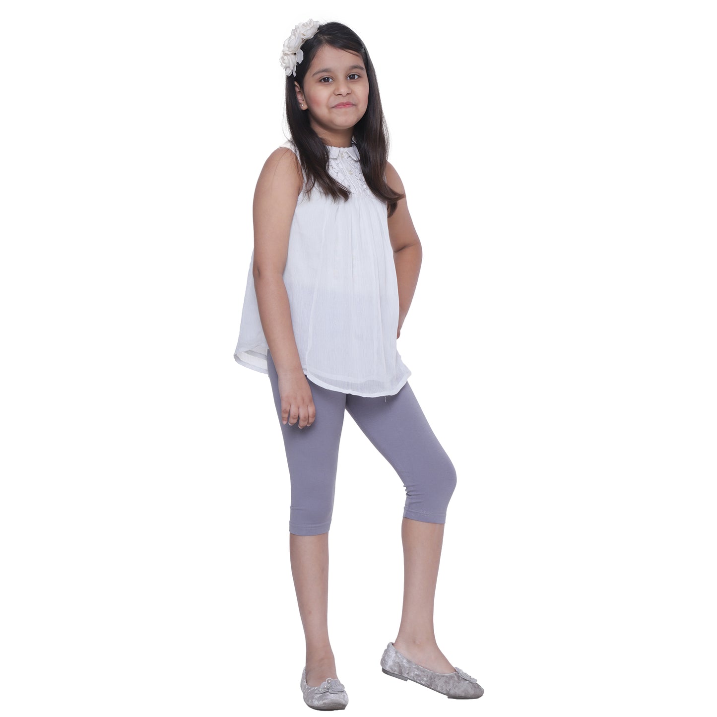 Robinbosky Premium Girls Capri Cotton Leggings