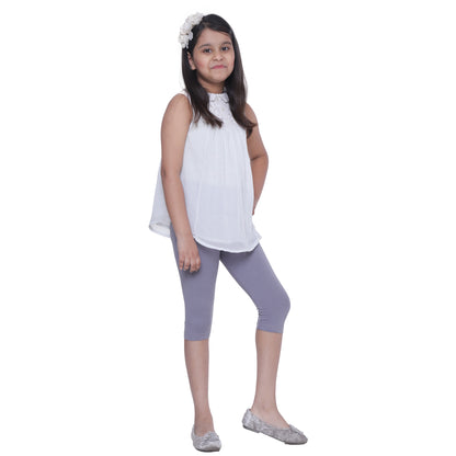 Robinbosky Premium Girls Capri Cotton Leggings