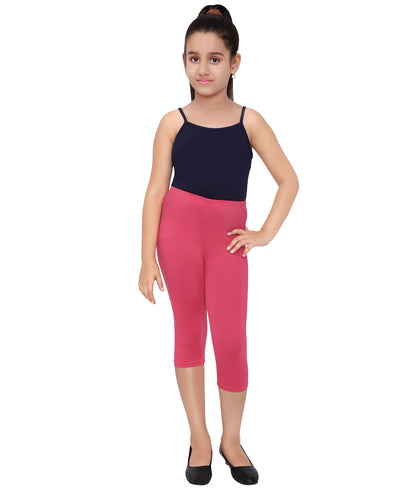 Robinbosky Premium Girls Capri Cotton Leggings