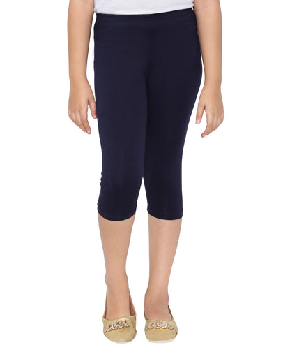 Robinbosky Premium Girls Capri Cotton Leggings