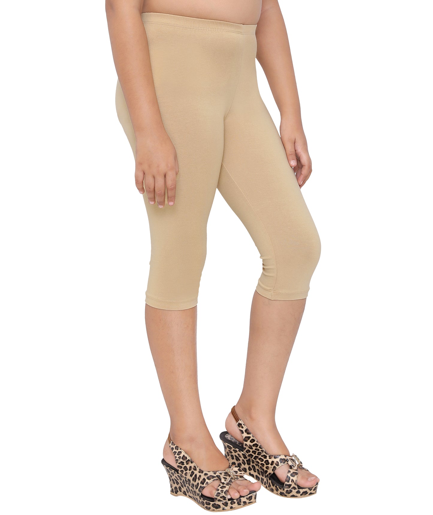 Robinbosky Premium Girls Capri Cotton Leggings