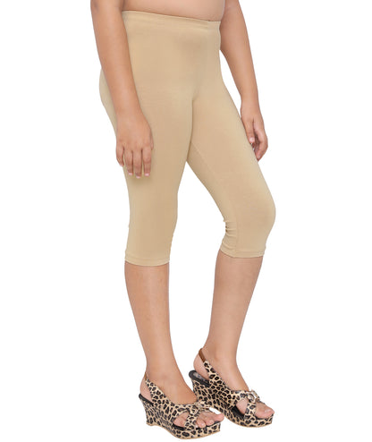 Robinbosky Premium Girls Capri Cotton Leggings