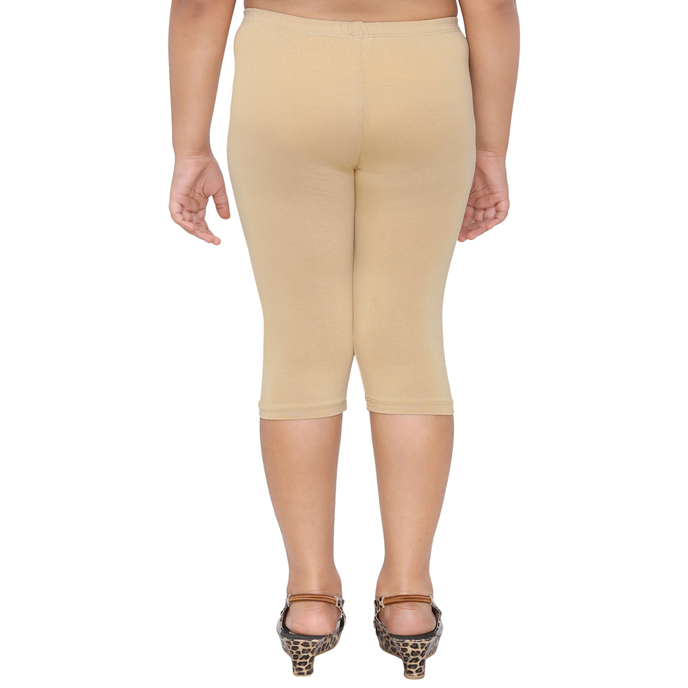 Robinbosky Premium Girls Capri Cotton Leggings
