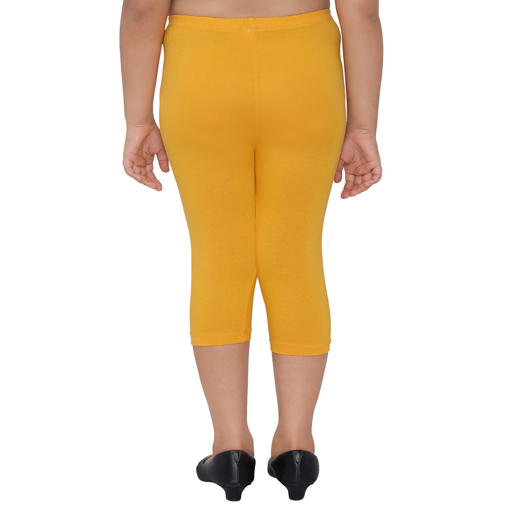 Robinbosky Premium Girls Capri Cotton Leggings