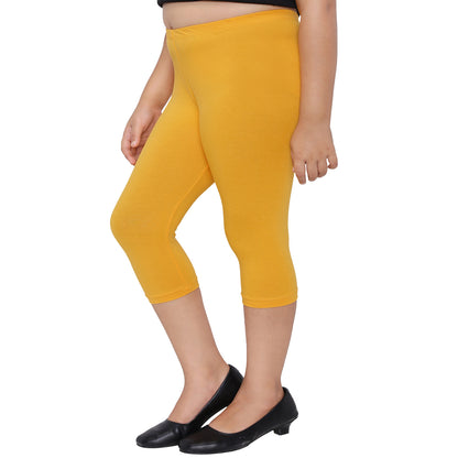 Robinbosky Premium Girls Capri Cotton Leggings