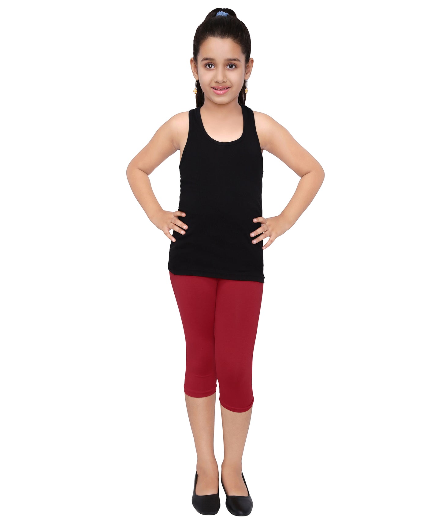 Robinbosky Premium Girls Capri Cotton Leggings