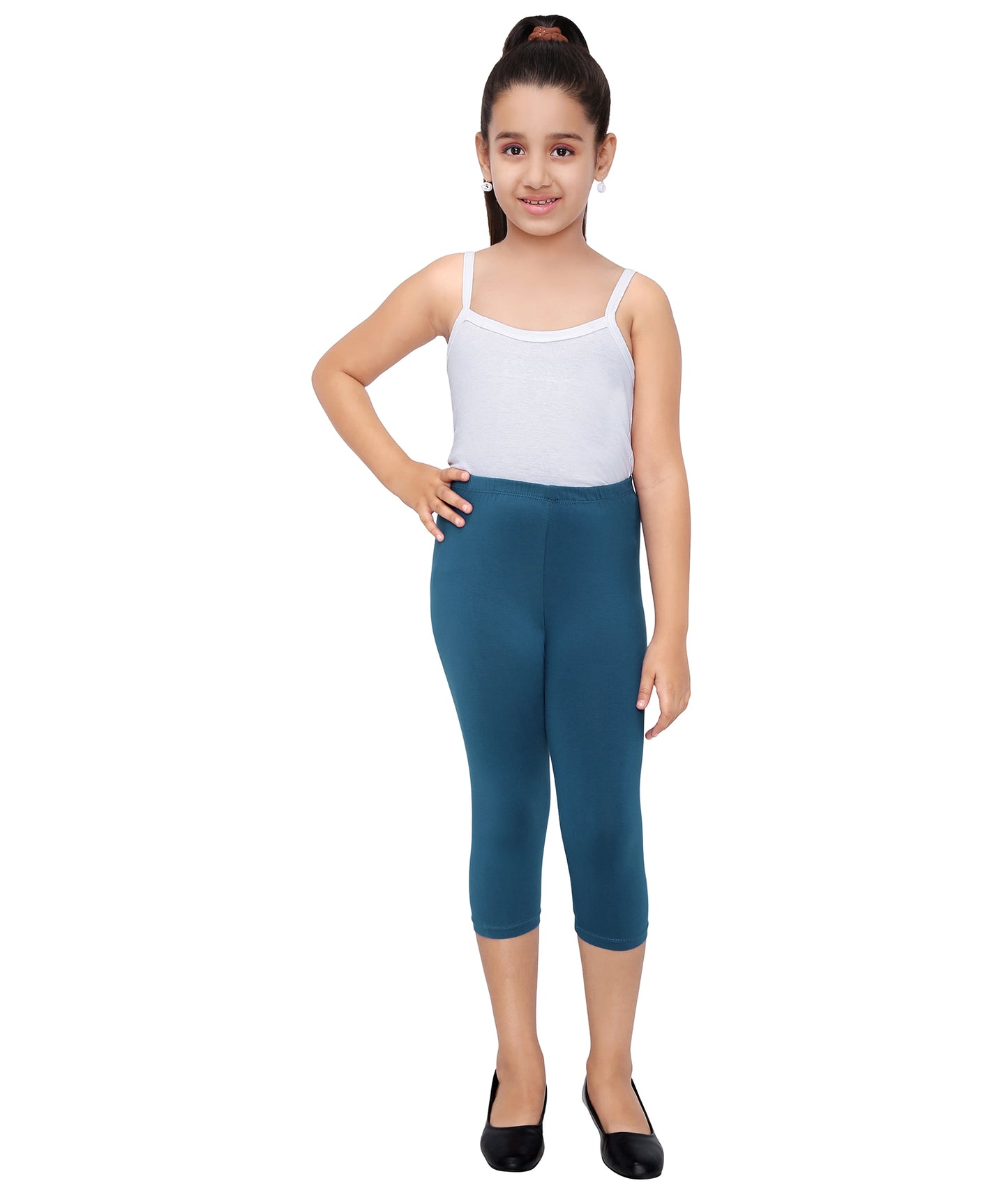 Robinbosky Premium Girls Capri Cotton Leggings