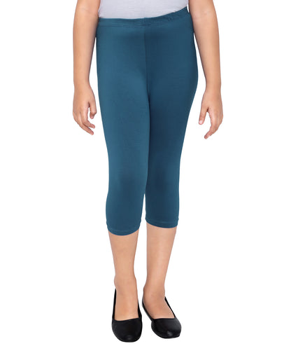 Robinbosky Premium Girls Capri Cotton Leggings
