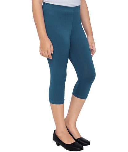Robinbosky Premium Girls Capri Cotton Leggings