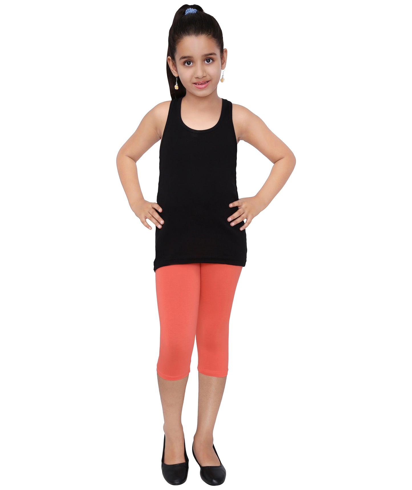 Robinbosky Premium Girls Capri Cotton Leggings