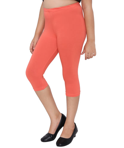 Robinbosky Premium Girls Capri Cotton Leggings