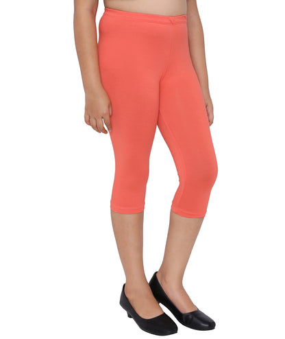 Robinbosky Premium Girls Capri Cotton Leggings