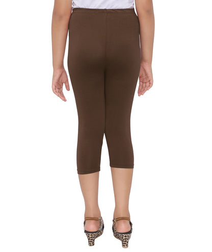 Robinbosky Premium Girls Capri Cotton Leggings