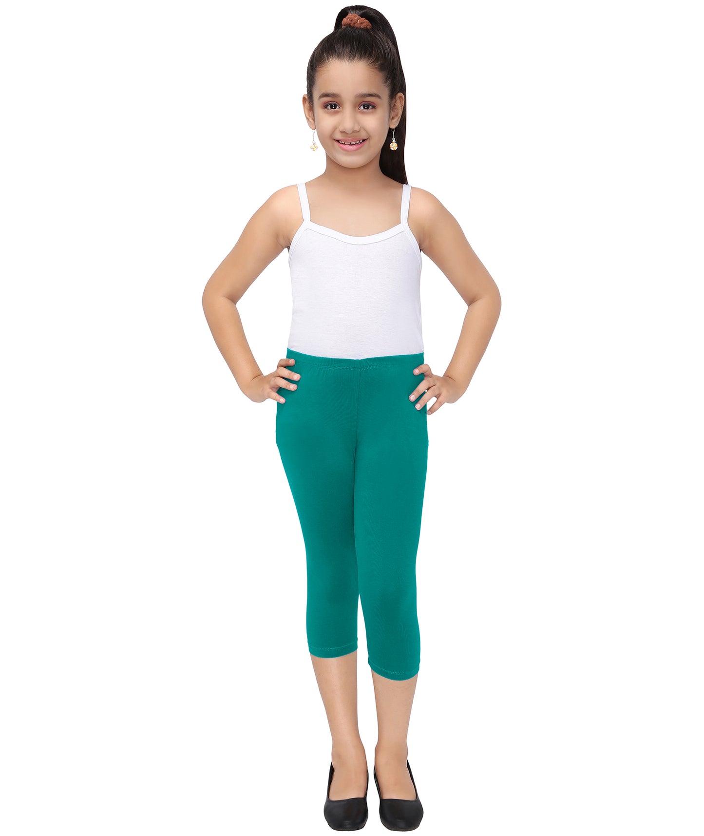 Robinbosky Premium Girls Capri Cotton Leggings